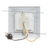5-6 Inch LED Retrofit - Square - Baffled Trim - 015 Watt - 750 Lumens - 5000K Kelvin - 90 CRI - 50000 - Dimmable - LR23039
