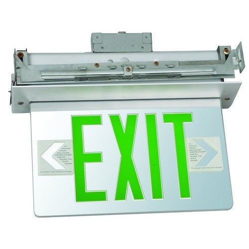 Morris Products 73335 Green Panel Al Recess Edge Lit