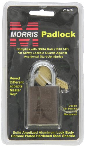 Morris Products 21676 Brown Lock Key Diff w/Master