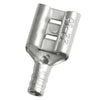 Morris Products 10249 16-14 .020x.187 Non-Insulated Double Crimp Female Disconnects (Pack of 100)
