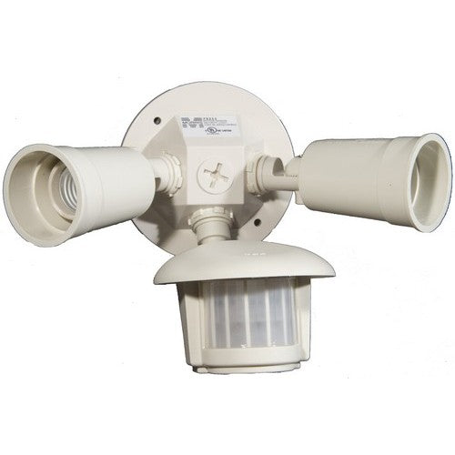Morris Products 73211 Motion Activated Twin Par Light, White