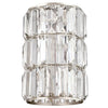 Westinghouse 8507900 Crystal Prism and Brushed Nickel Cylinder Shade - 2.25 Inch Fitter