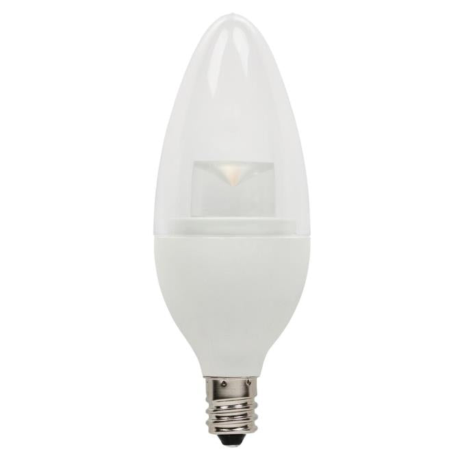 Westinghouse 4304500 B11 LED Decorative Dimmable Light Bulb - 2.8 Watt - 3000 Kelvin - E12 Base