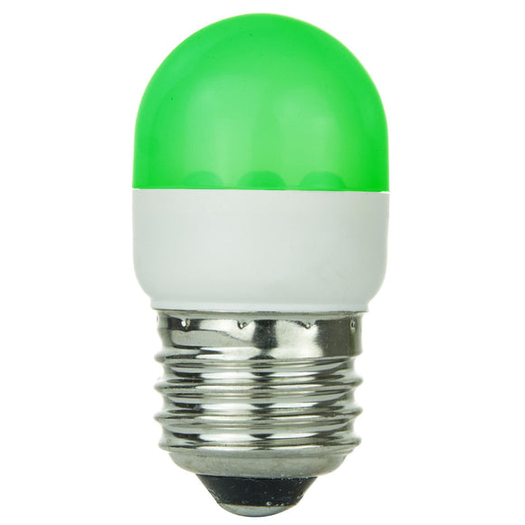 LED - Tubular Indicator - 1 Watt -Green - Green