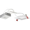 Acuity WF4 SQ B LED 30K MW - 4 Inch wafer-thin LED Downlight - Square - Baffle - 3000 Kelvin - 120/277 Volt - Matte white