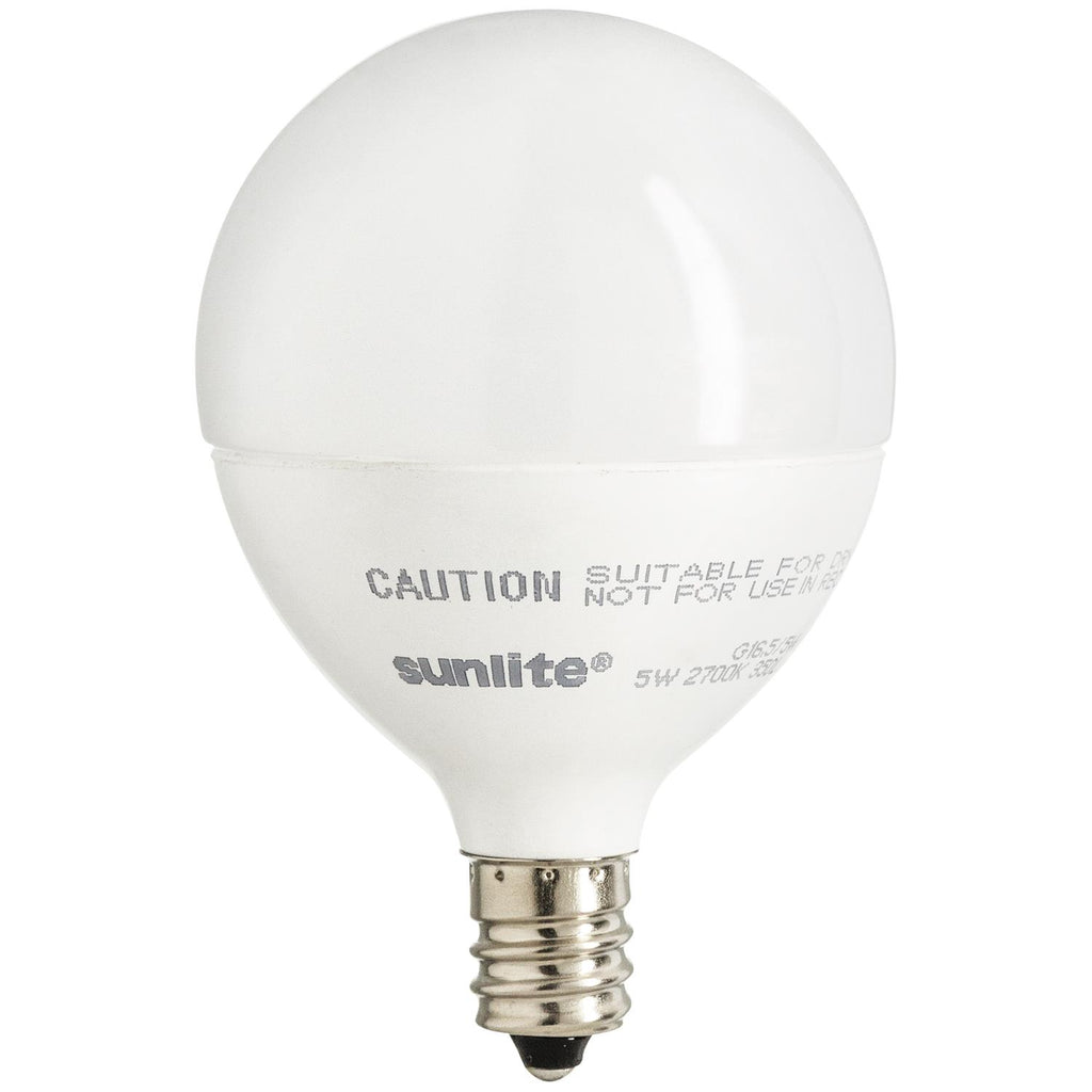 LED - Globe - 5 Watt - 350 Lumens  - Warm White - 2700 Kelvin