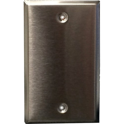 Morris Products 83310 SS 1 Gang Blank Metal