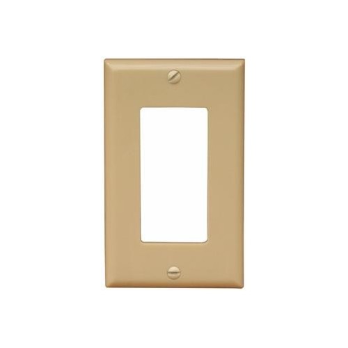 Morris Products 81110 Lexan Wall Plates 1 Gang Decorative/GFCI Ivory - A simple Decorative/GFCI 1 Gang Wall Plate.