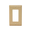 Morris Products 81110 Lexan Wall Plates 1 Gang Decorative/GFCI Ivory - A simple Decorative/GFCI 1 Gang Wall Plate.