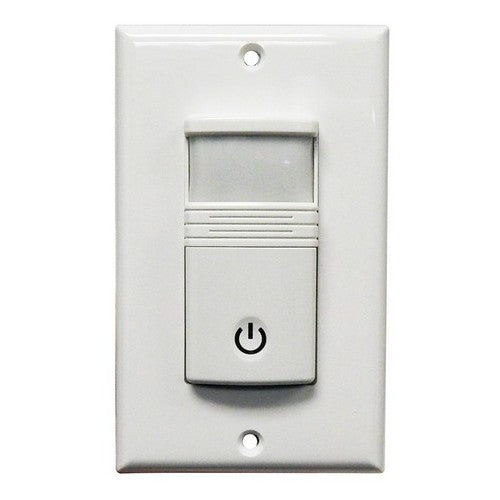 Morris Products 80528 Wall Mount Occupancy/Vacancy Sensors - No Neutral - PIR Single Pole White - Wall Mount PIR Occupancy Sensors lead to great energy savings.