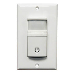 Morris Products 80528 Wall Mount Occupancy/Vacancy Sensors - No Neutral - PIR Single Pole White