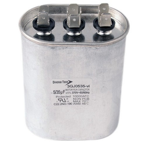 Morris Products T3GJ0535 Mtr. Run Cap, Oval, 35+5uf 370v