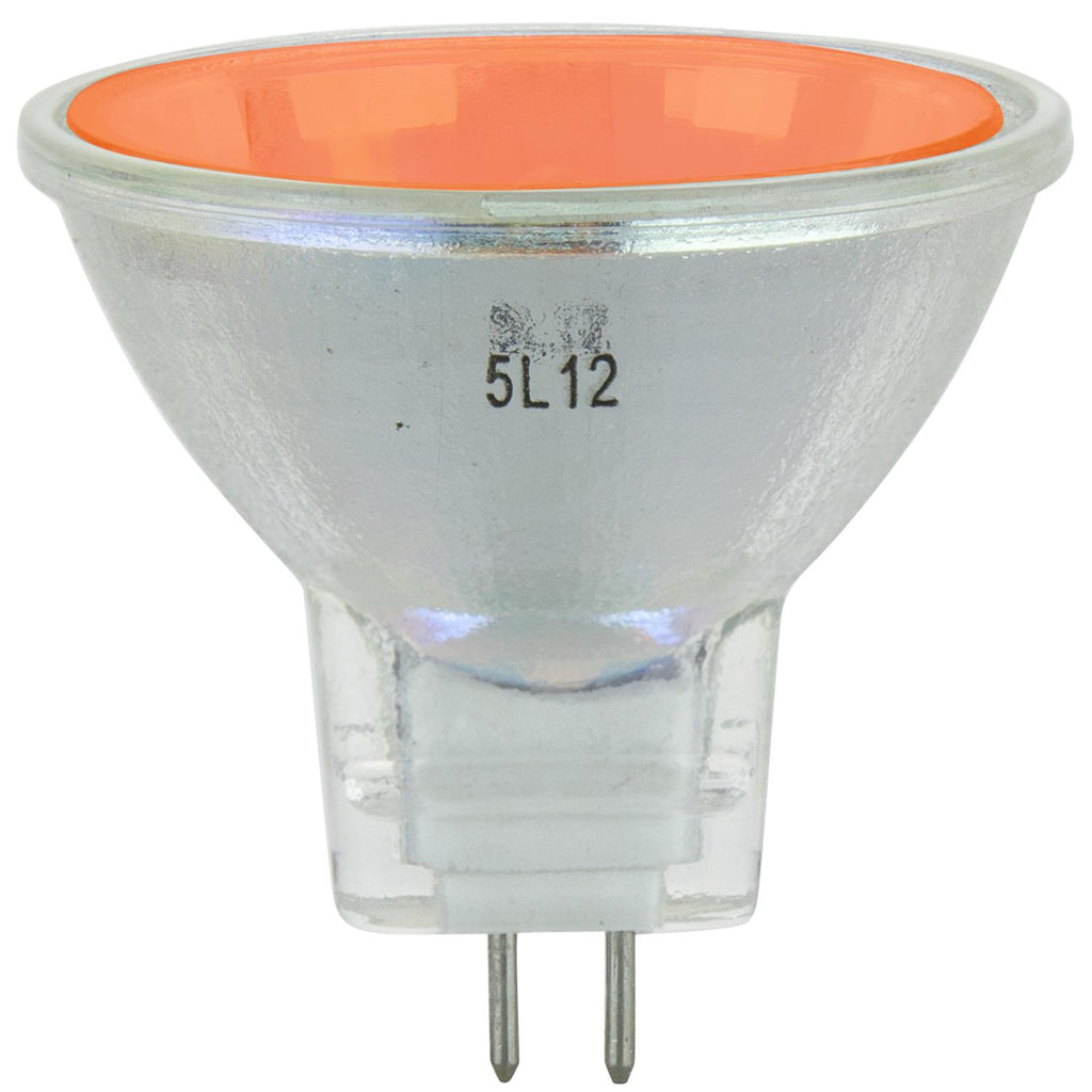 Sunlite 66140-SU - 20MR11/GU4/SP/12V/O Colored MR11 Halogen Bulb