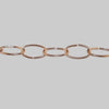 Kirks Lane-50399 - 11 ga nickle finish oval chain one yard length