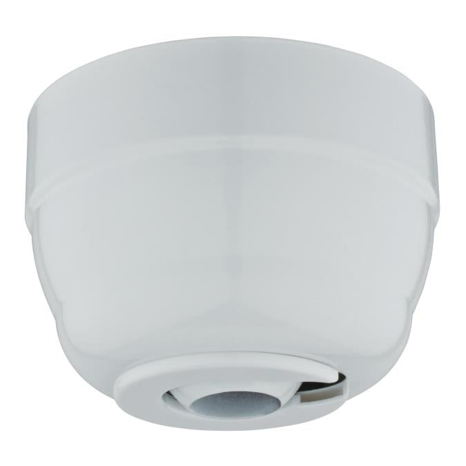 Westinghouse 7002900 Cathedral Ceiling Fan Canopy Kit - 45 Degree Angle - White Finish - 85 Pound Load Rating