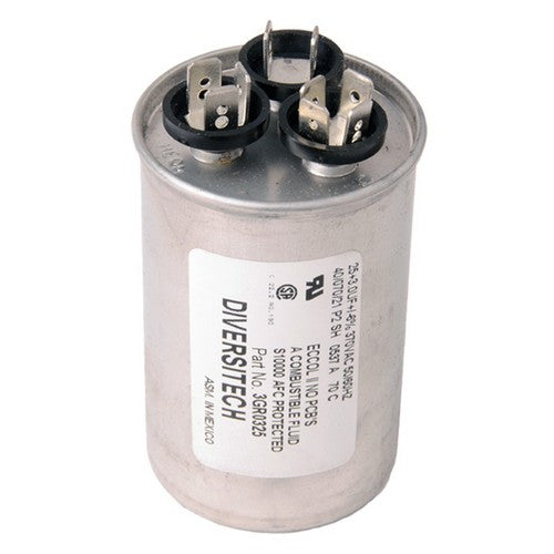 Morris Products T3GR0325 Mtr. Run Cap, Rnd, 25+3uf 370v