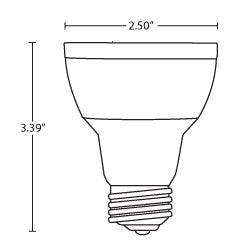 Halco PAR20NFL8/850/W/LED
