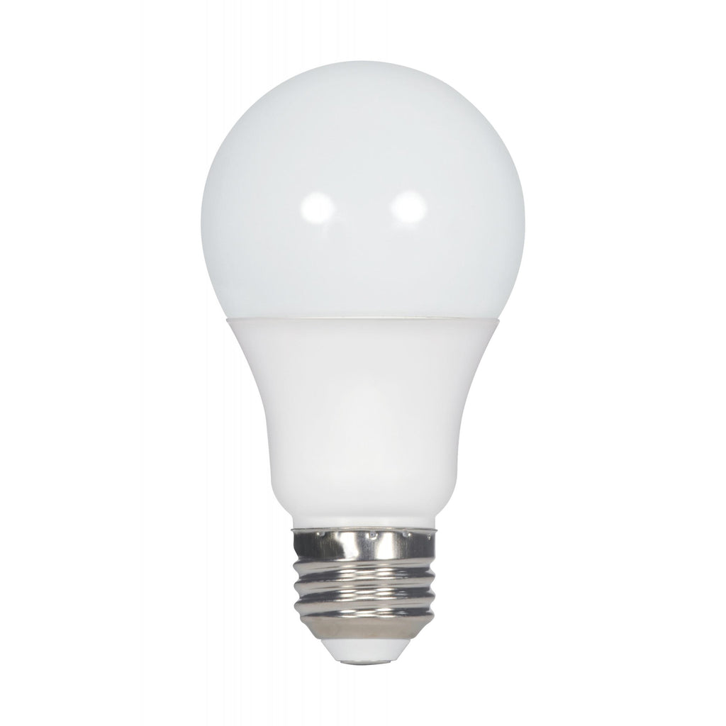 Satco S28560 A19 LED Bulb, 10 Watt, 2700 Kelvin, Frosted White Finish - Pack of 4