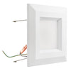 5-6 Inch LED Retrofit - Square - Baffled Trim - 015 Watt - 700 Lumens - 3000K Kelvin - 90 CRI - 50000 - Dimmable - LR23037