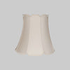 Kirks Lane-20534 - 18 Inch Eggshell V Notch Drum Shantung Shade