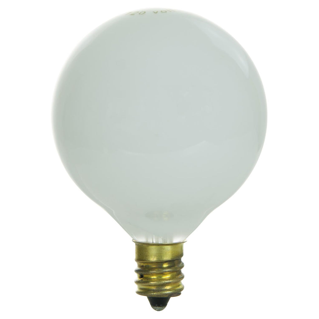 Incandescent - G16.5 Globe - 25 Watt - 140 Lumens  - Warm White - 2700 Kelvin