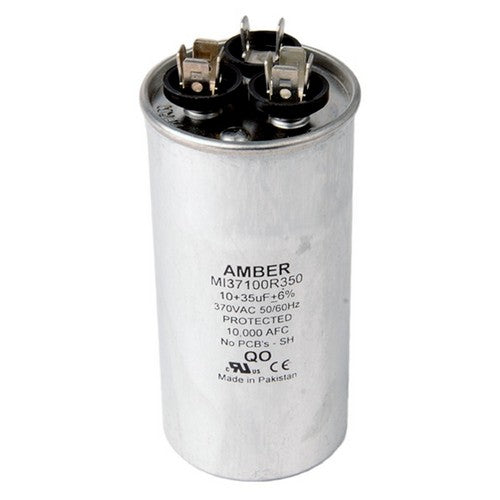 Morris Products T3GR1035 Mtr. Run Cap, Rnd, 35+10uf 370v