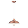 Westinghouse 6370500 One Light Pendant - Washed Copper Finish