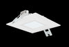 GoodLite G-20041 - 3 Inch LED Square Slim Downlight - 6 Watt - 4100 Kelvin - 400 Lumens - Dimmable - 90 CRI