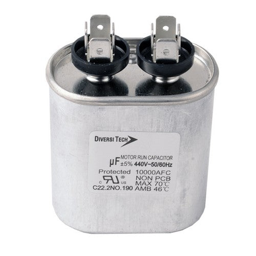 Morris Products T45150H Mtr. Run Cap,Oval, 15uf 440v