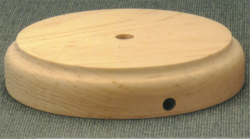 Kirks Lane-65940 - 4" flared round wood base