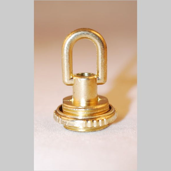 Kirks Lane-63871 - brass plated die cast screw collar loop