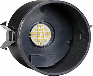 Satco S9787 - LED Downlight Retrofit - 4 Inch LED Housing - 16 Watt - 4000 Kelvin - Black Finish