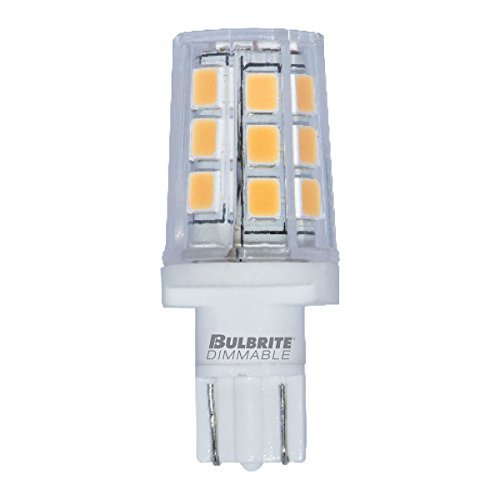 Bulbrite 770583 2.5 Watt T3 LED White Wedge Base