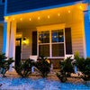 Bulbrite 810158 - 25 ft String Light Kit - 15 Sockets - E12 Base - White Wire with 25 Watt ST15 Amber Finish Lamps - STRING15/E12/WHITE-NOSST15-KT