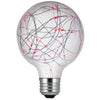 Sunlite  81178-SU - G30/LED/DX/1.5W/R LED G30 Globe String Decorative Light Bulb, Red