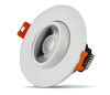 3 Inch Recessed Gimbal LED Downlight - 8 Watt - 600 Lumens - 3000K Kelvin - 81 CRI - 50000 Average Rated Hours - Dimmable - LR23240