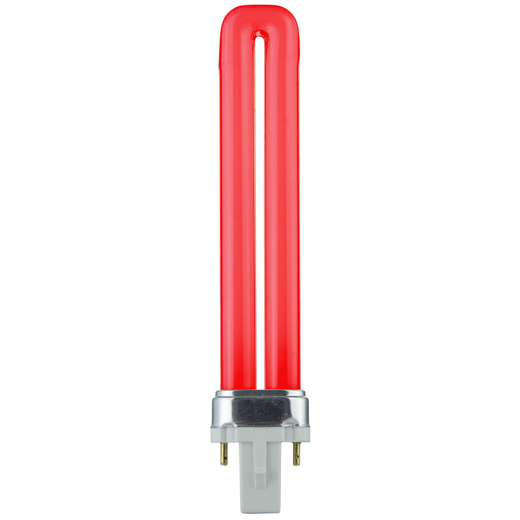 Plug-In - PL 2-Pin Single U-Shaped Twin Tube - 9 Watt -Red - Red