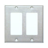 Morris Products 83822 SS 2 Gang GFCI Metal #304