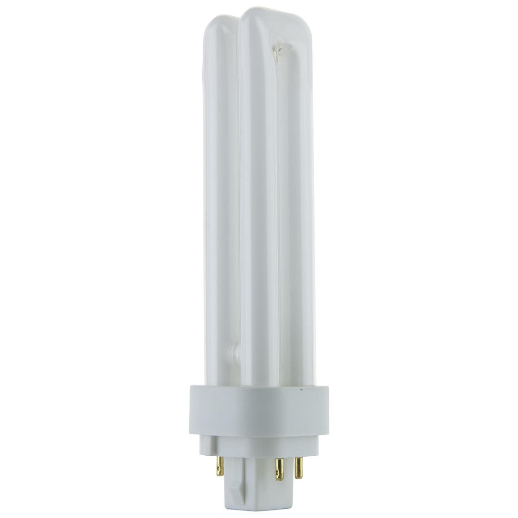 Plug-In - PLD 4-Pin Double U-Shaped Twin Tube - 18 Watt - 1080 Lumens  - Daylight - 6500 Kelvin