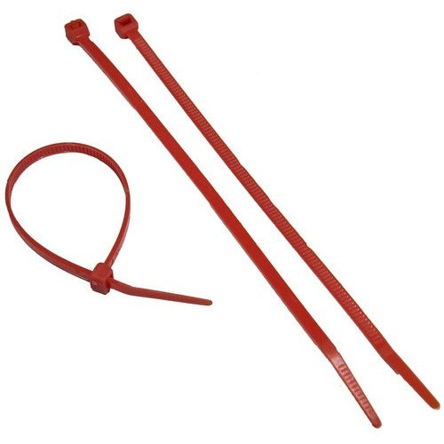 Morris Products 20631 -  Red Nylon Cable Ties
