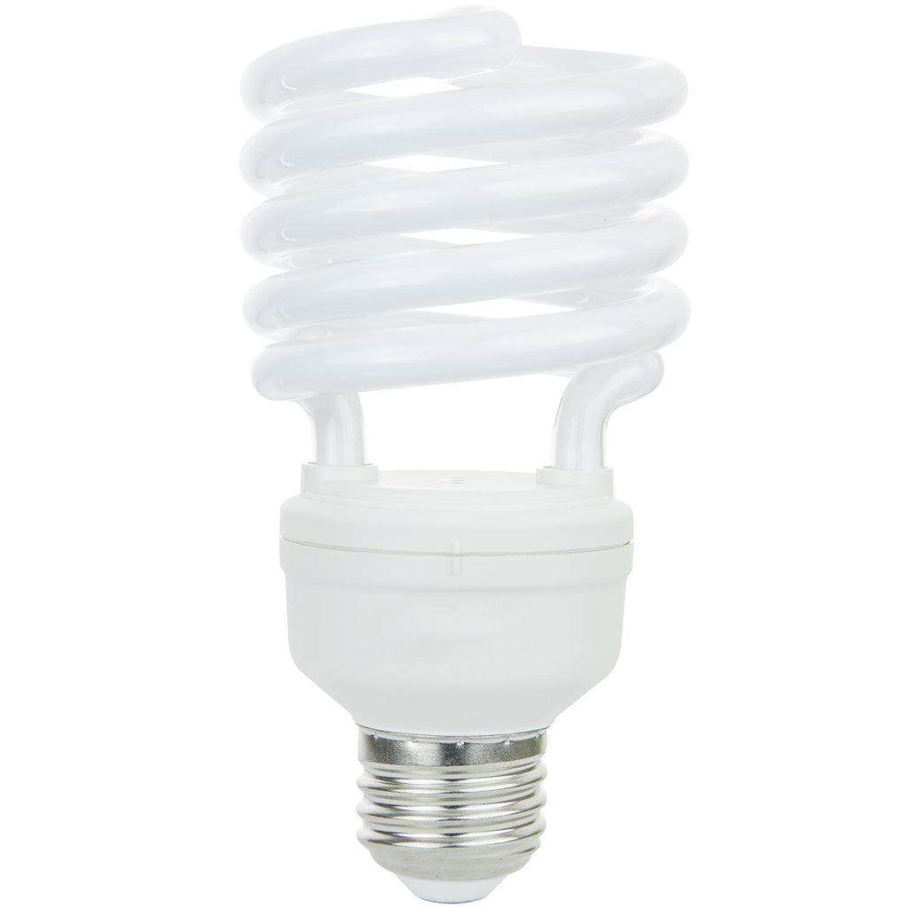 Compact Fluorescent - Super Mini Spiral - 26 Watt - 1600 Lumens  - Cool White - 4100 Kelvin