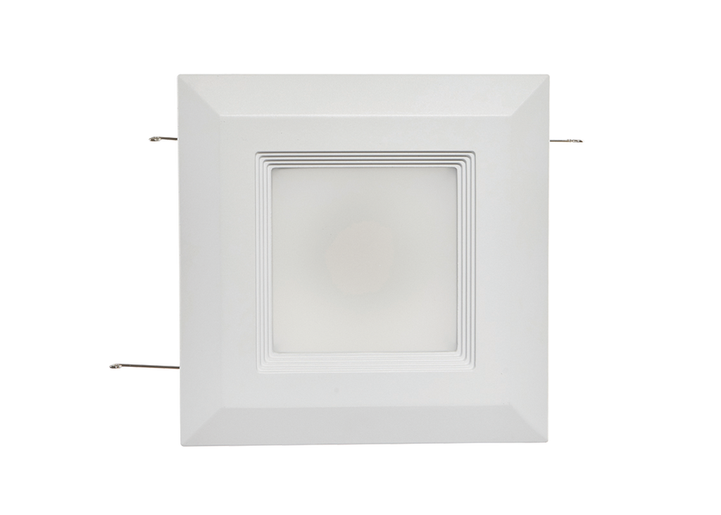 5-6 Inch LED Retrofit - Square - Baffled Trim - 015 Watt - 700 Lumens - 3000K Kelvin - 90 CRI - 50000 - Dimmable - LR23037