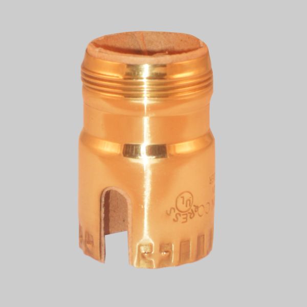 Kirks Lane-32265 - brass uno thread turn knob/pull shell