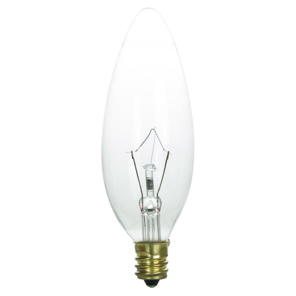 Incandescent - Chandelier - 25 Watt - 162 Lumens  - Warm White - 2700 Kelvin