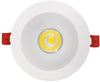 Luxrite LR24930 -  4 Inch LED Recessed Downlight - Round - 5 CCT - Smooth Trim
