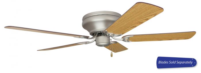 Craftmade PFC52BN - 52 Inch Hugger Ceiling Fan, Blade Options Brushed Satin Nickel