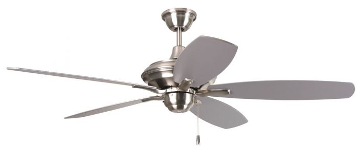 Craftmade CN52BNK5 - 52 Inch Ceiling Fan w/Blades & LED Light Kit Brushed Polished Nickel