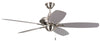 Craftmade CN52BNK5 - 52 Inch Ceiling Fan w/Blades & LED Light Kit Brushed Polished Nickel