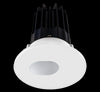 Lotus LED 2 Inch Round Recessed LED 15 Watt High Output Designer Series - 2700 Kelvin - Alzak Reflector - Slot Aperture Trim