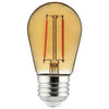 LED - Filament Chandelier - 2 Watt -  Lumens  - Amber - Amber